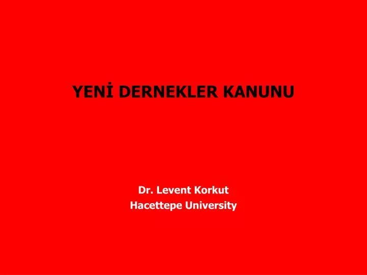 dr levent korkut hacettepe university