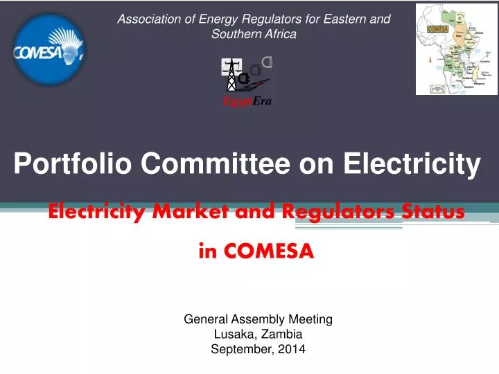 electricity market and regulators status in comesa