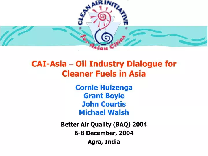 cai asia oil industry dialogue for cleaner fuels in asia