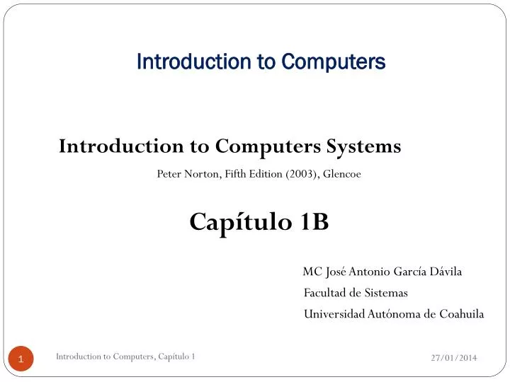 introduction to computers