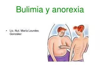 bulimia y anorexia