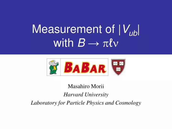 measurement of v ub with b p n