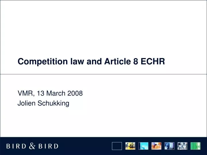 competition law and article 8 echr
