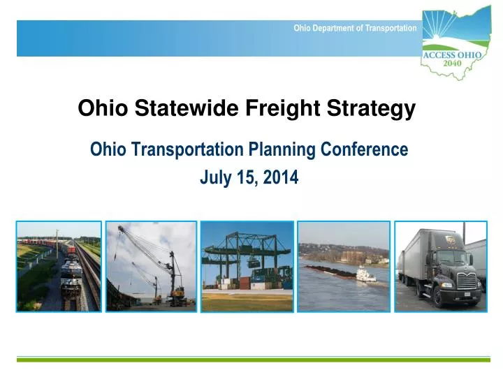 ohio statewide freight strategy