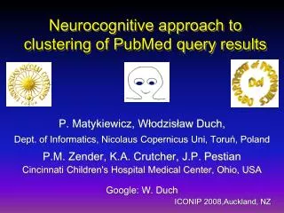 Neurocognitive approach to clustering of PubMed query results