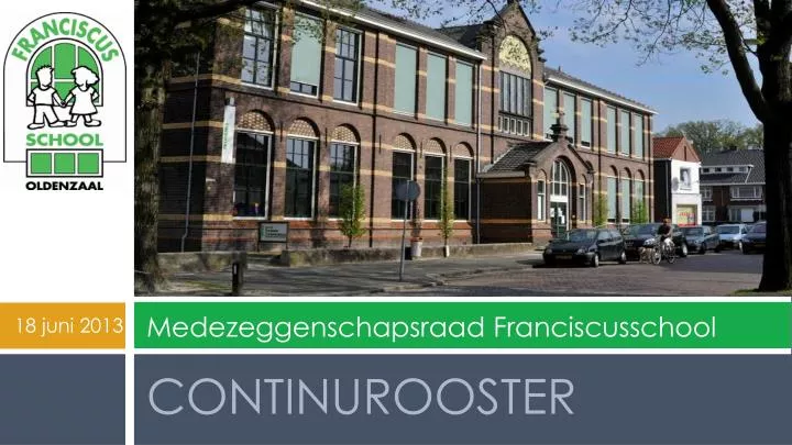 medezeggenschapsraad franciscusschool