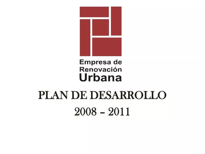 plan de desarrollo 2008 2011