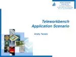 Enhancing Teleworking Efficiency in Modern Scenarios - slide 1