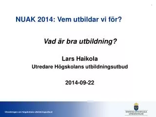 nuak 2014 vem utbildar vi f r