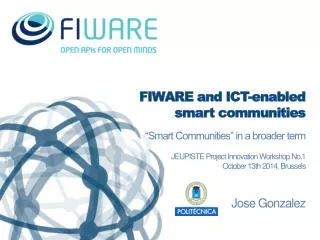 FIWARE and ICT-enabled smart communities