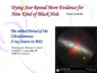 Dying Star Reveal More Evidence for New Kind of Black Hole