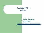 PostgreSQL Índices - slide 1