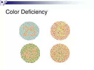 Color Deficiency