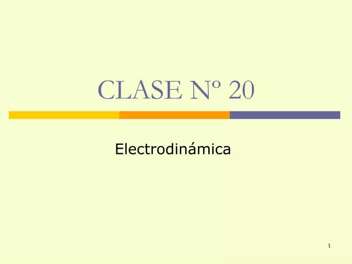 clase n 20