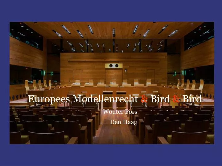 europees modellenrecht bird bird
