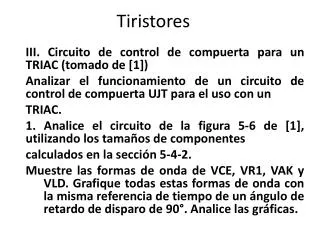 tiristores