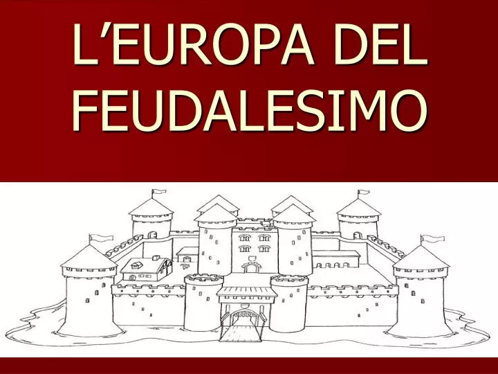 l europa del feudalesimo