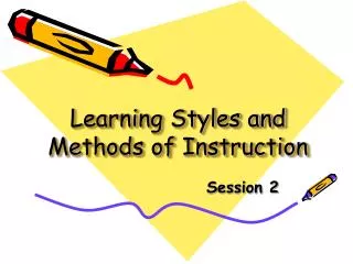 Learning Styles and Methods of Instruction
