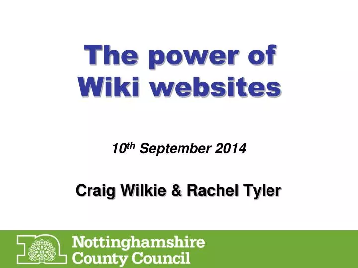 the power of wiki websites
