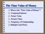 PPT - The Time Value of Money - The Basics PowerPoint Presentation ...