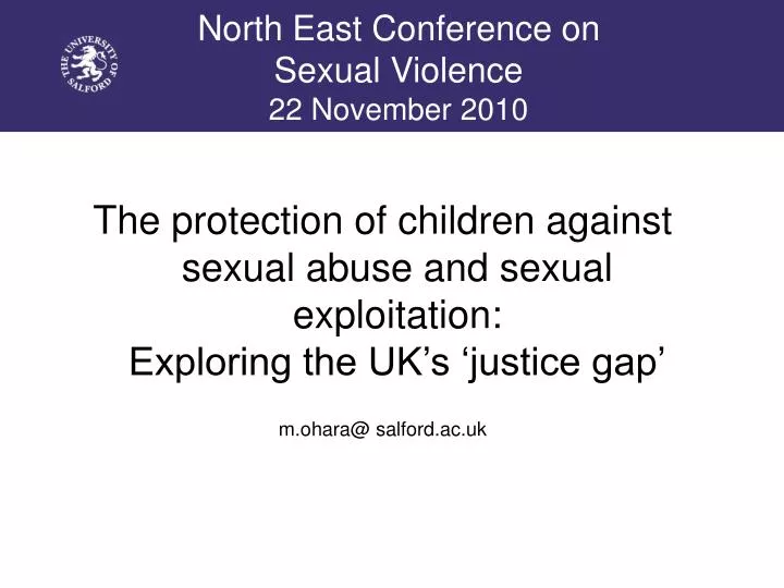 north east conference on sexual violence 22 november 2010