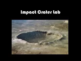 Impact Crater Lab