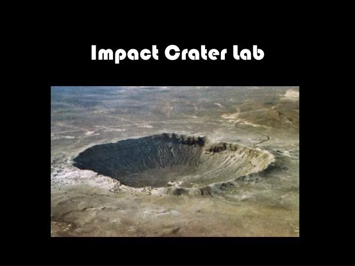 impact crater lab