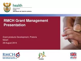 RMCH Grant Management Presentation