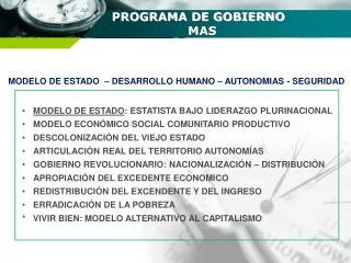 programa de gobierno mas