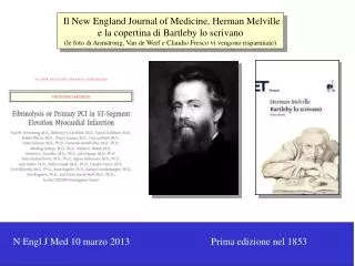 Il New England Journal of Medicine, Herman Melville e la copertina di Bartleby lo scrivano