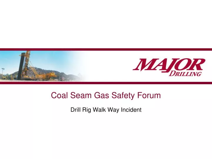 coal seam gas safety forum