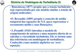 hist ria da modelagem da turbul ncia i