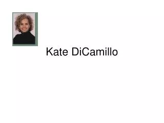 Kate DiCamillo