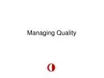 Managing Quality - slide 1