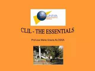 CLIL - THE ESSENTIALS