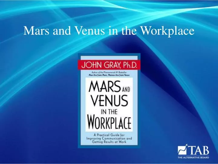 mars and venus in the workplace