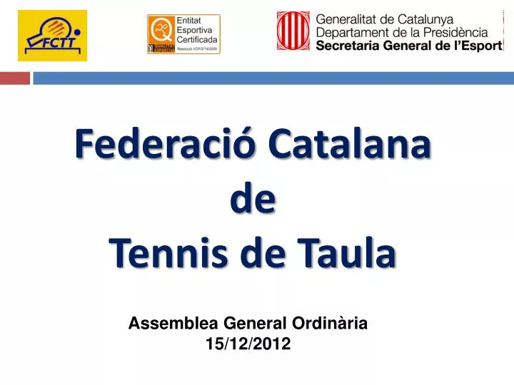 federaci catalana de tennis de taula
