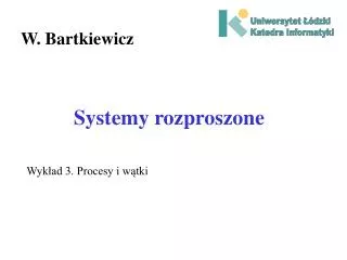 systemy rozproszone