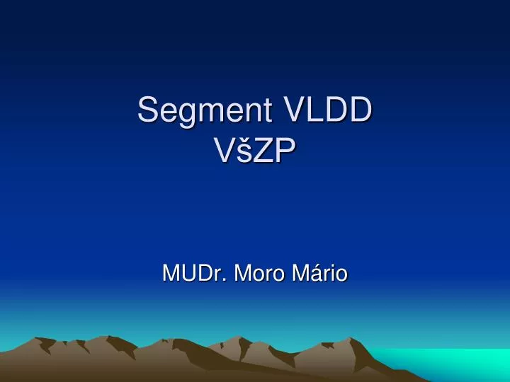 segment vldd v zp