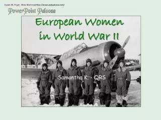 European Women in World War II