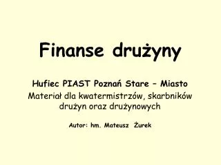 finanse dru yny