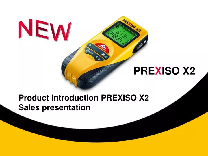 product introduction prexiso x2 sales presentation