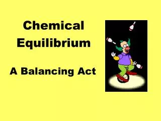 Chemical Equilibrium