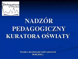nadz r pedagogiczny