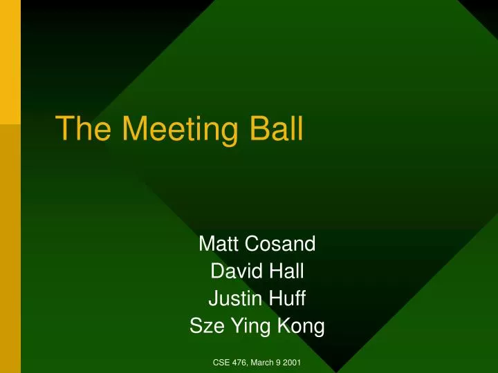 the meeting ball