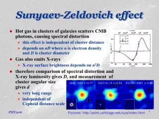 Sunyaev-Zeldovich effect