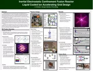 Inertial Electrostatic Confinement Fusion Reactor Liquid Cooled Ion Accelerating Grid Design