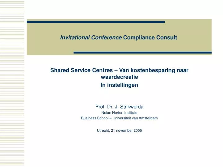 invitational conference compliance consult