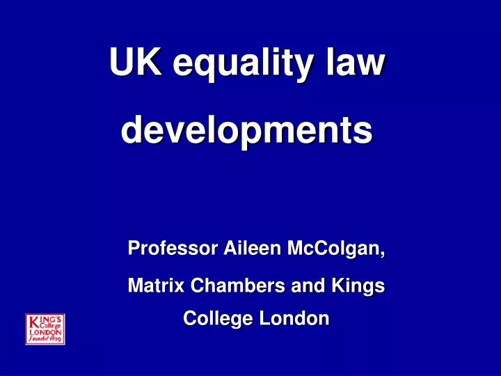 uk equality law developments