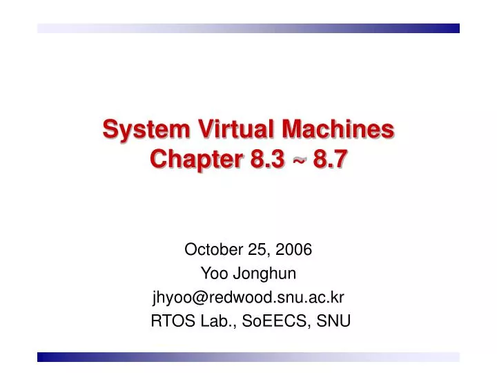 system virtual machines chapter 8 3 8 7